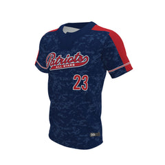 Custom Men's 2 Button Short Sleeve Baseball Team Jerseys