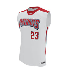 Custom Men's Crew Neck Sleeveless Baseball Team Jersey